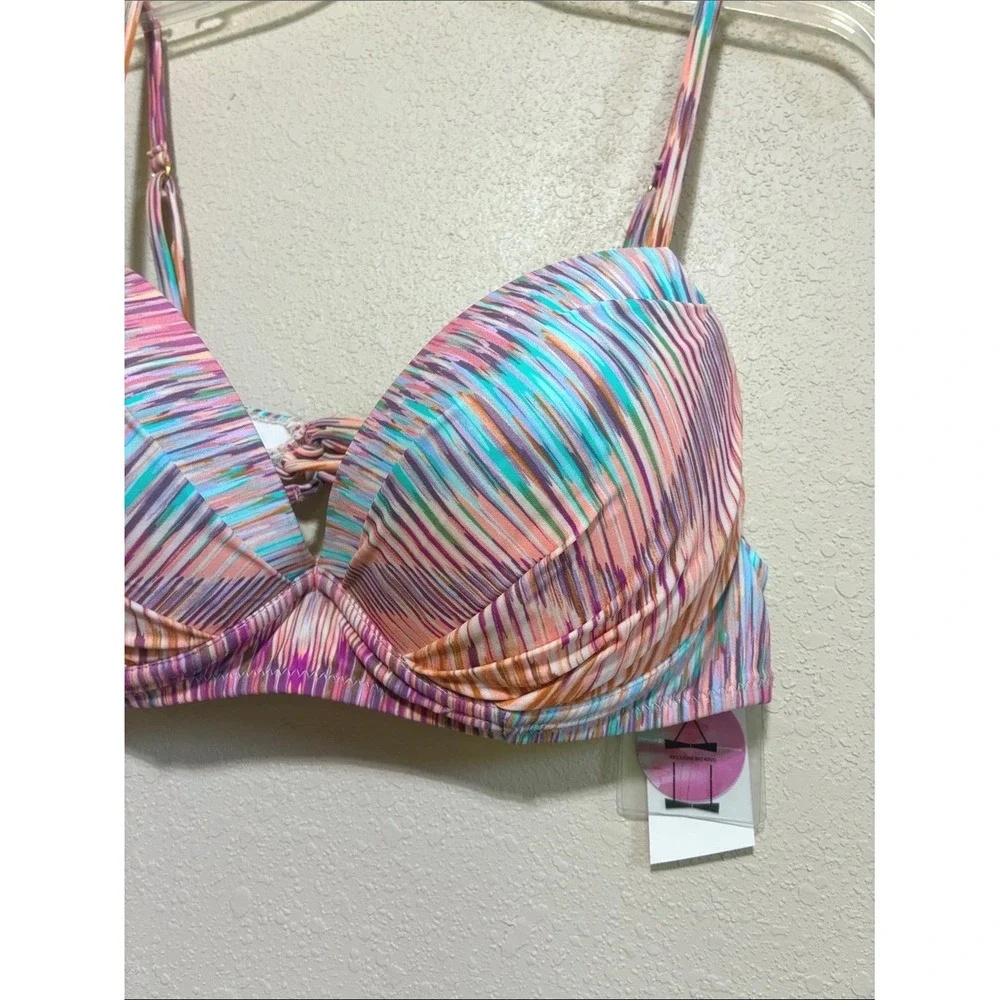 NEW Raisins Size XL Moonshadow Underwire Push Up Bikini Set Swimsuit Beach Coast